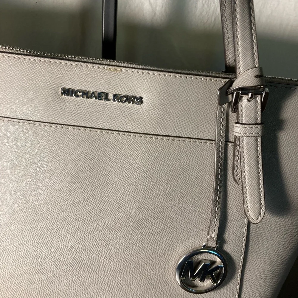 Michael Kors Grey Large Tote Bag MK - Picture 5 of 10